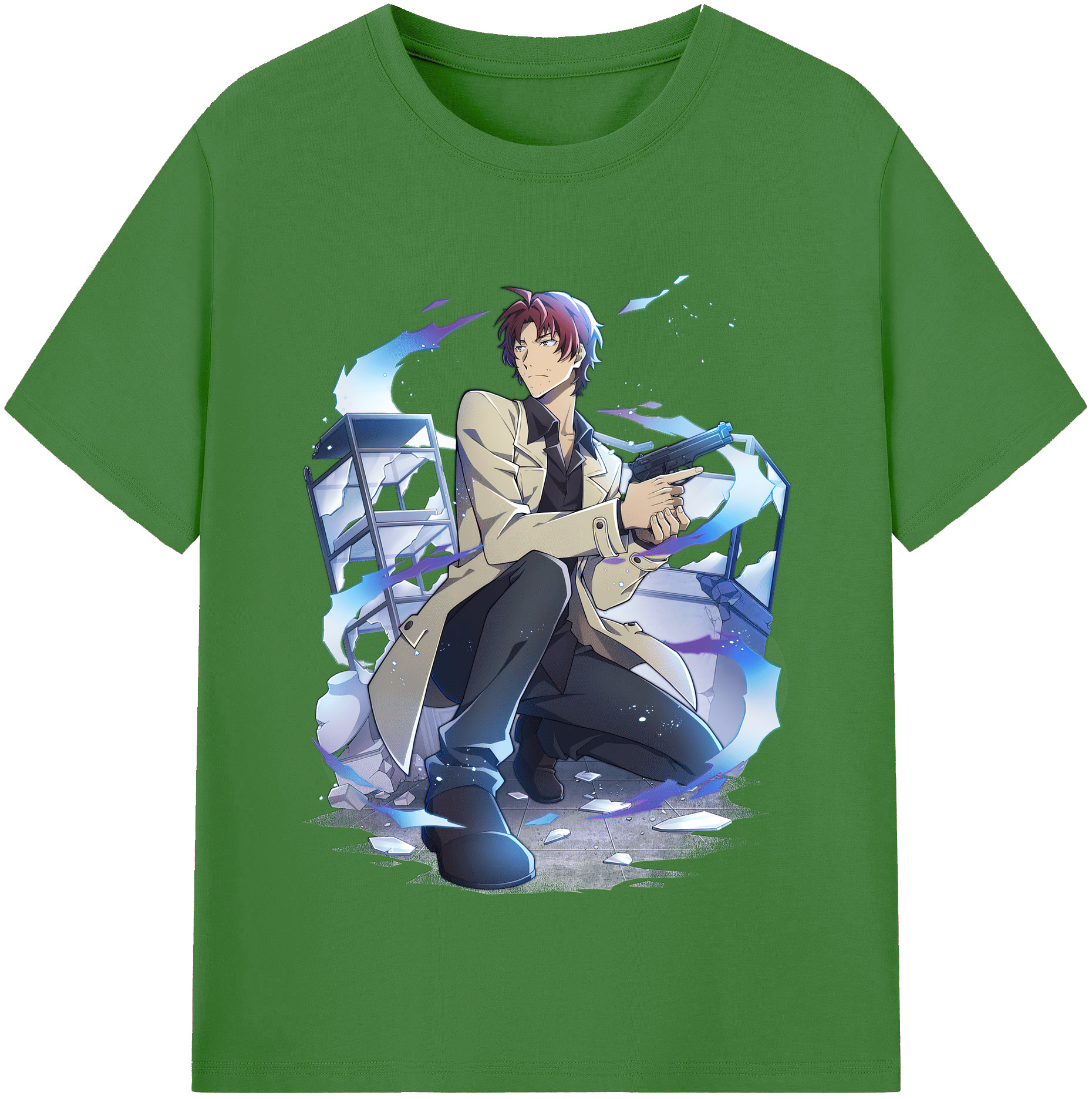 （画像用） 文豪ストレイドッグス Bungo Stray Dogs レディースカジュアルプリントTシャツ（綿100％）